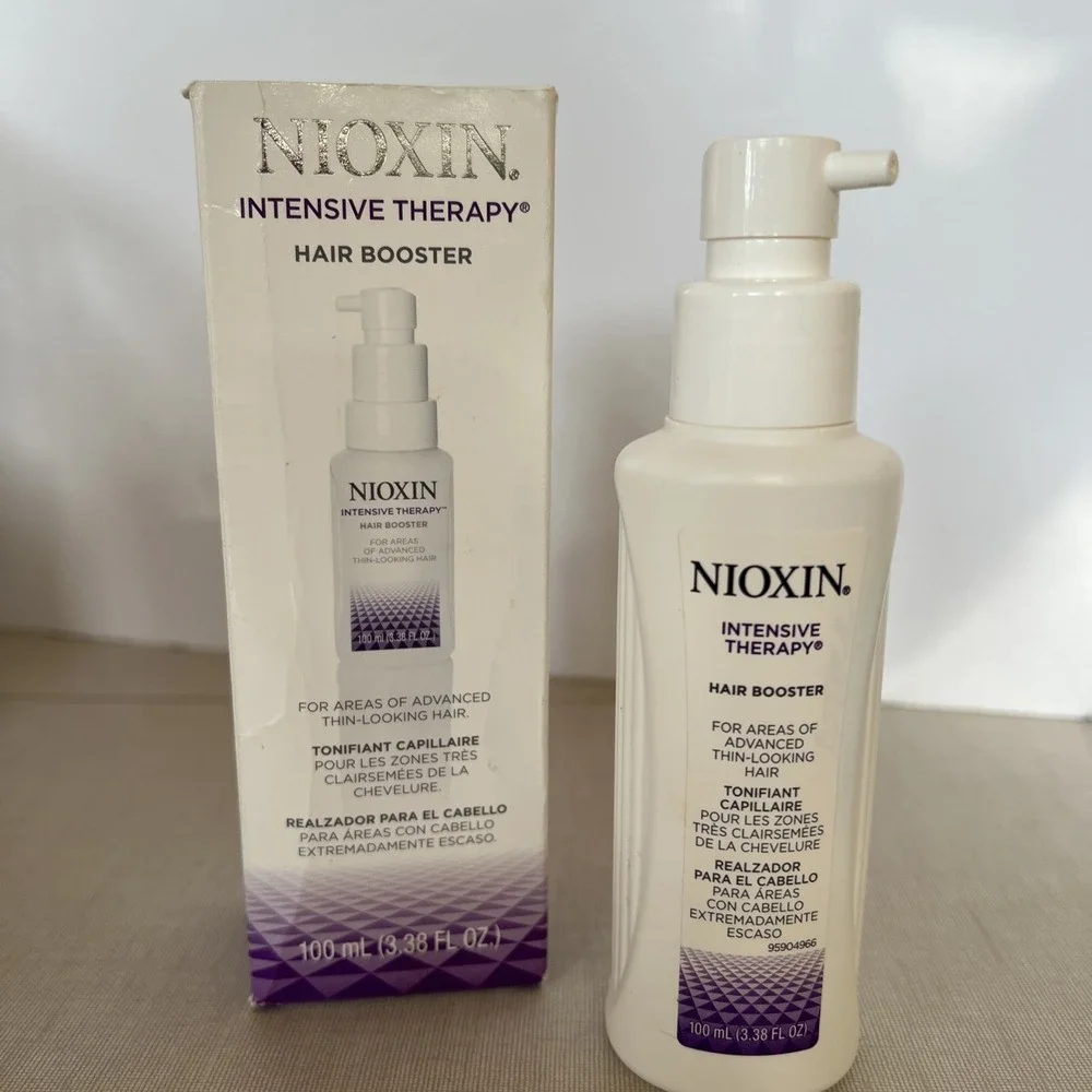 Nioxin‎ Intensive Therapy Hair Booster CoZyme-10 Vitamin Complex 3.38 oz Tested